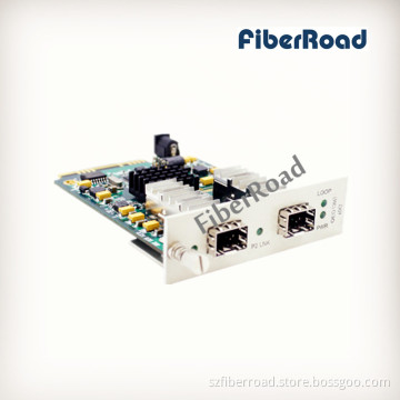 10g Oeo Converter with SFP+ to SFP+ Media Converter Card for 16 Slots Rack or Standalone